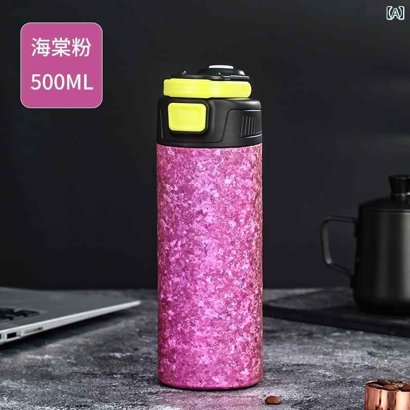 保温優勝杯 タンプラー メンズ レディース ユニ一発やる 500ml 大電気容量 チタン原料品 軽さ 保温保冷 12-24第四次元守りつづける 麦わら付き添い人 持ちかこい女 車載用 家用 勤務場所用 アウトドア サクラ色 黒いこと 青色 今日このごろ手みじか 日常使い走り 差し上げ物針路