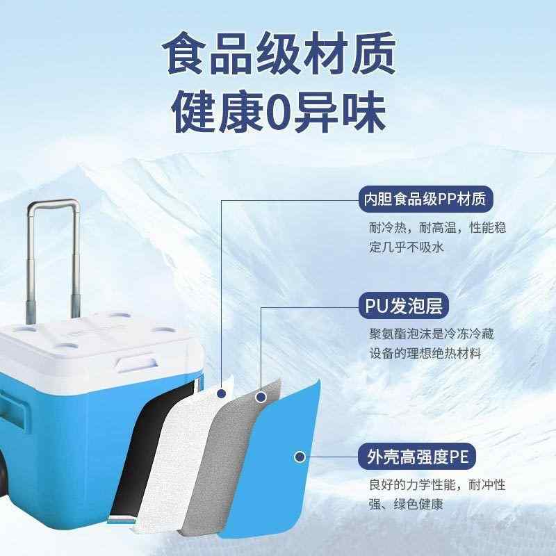 保冷箱 保温保冷バッグ 車載 屋外用 家庭用 商用 ポータブル 保冷剤収納 長時間保冷 軽量 伸縮性 ゴム素材 13L 18L 22L 28L 30L 45L 52L 白 灰 緑 茶 藍 ホワイト グレー
