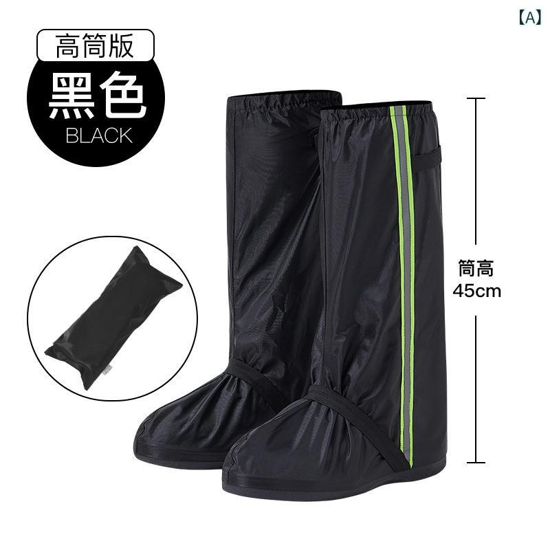 高 筒 防水 靴 防 雨 靴 カバー 厚い オックスフォード 布 防砂 滑り 止め 耐 摩耗 性 成人 靴 カバー メーカー 卸売り