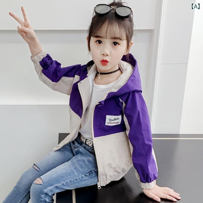 2019 新型の 大きい 子供の 女装の 春秋 服の 10 女の子の 短い タイプの 小学生の カーディガンの 7 オーバーの 8 歳の 女の子の ジャケット