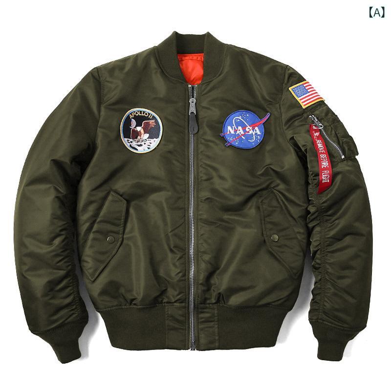 2025 春秋 新作 韓国 版 NASA 野球 服 パイロット ジャケット 男性 ゆるい 潮 牌 INS 高級 コート 6,317円