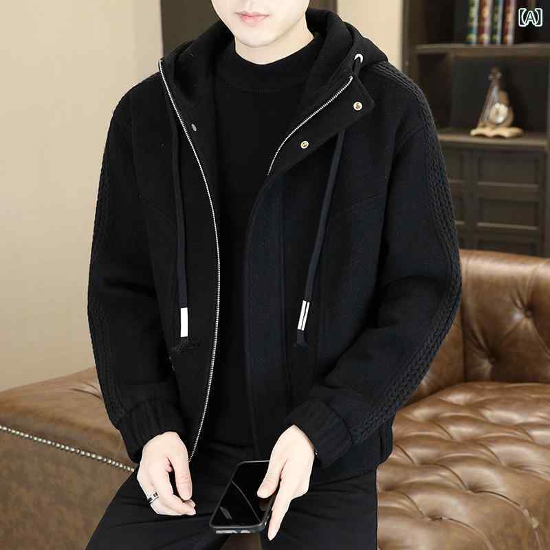 秋冬 ジャケットの 男性 ラシャ コートは カジュアルな 韓国 版の 個性 的な 色 合わせの 高級 感が あります。｜LiLishop6 9,155円