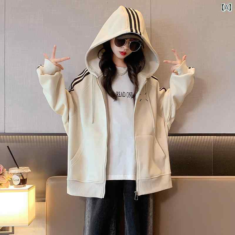 女の子の パーカーの コートの 春と 秋の 帽子の 上着の ファスナーの シャツの 洋風の 2023 新型の 大きい 子供は 野球の 服の ジャケットを 詰めます。