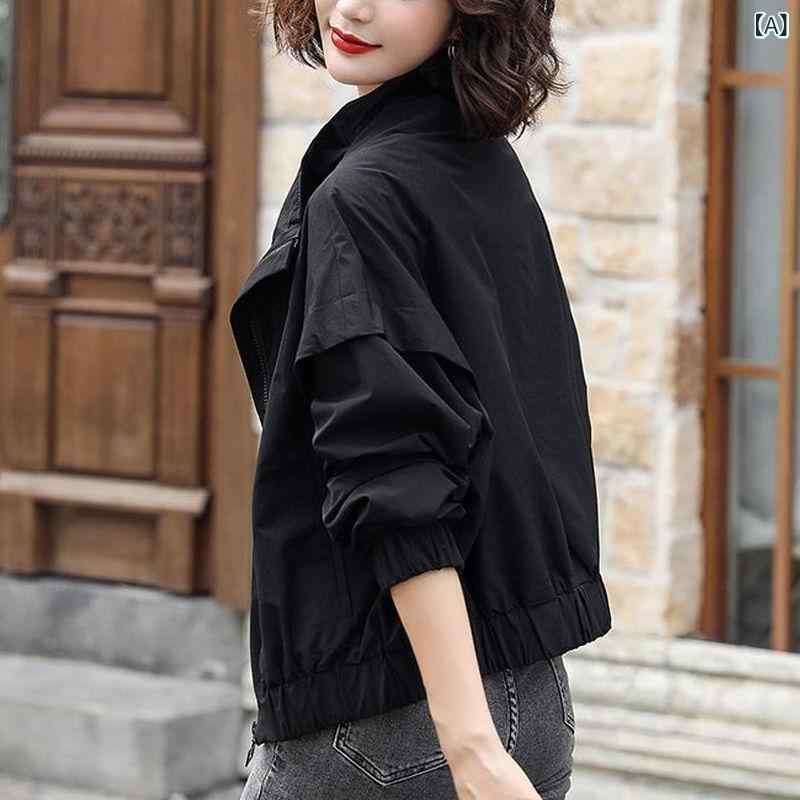 ショート コート 女性 2021 新型 韓国 風 百 合 ファッション 洋風 カジュアル ゆったり 小柄 野球 服 ジャケット 上着