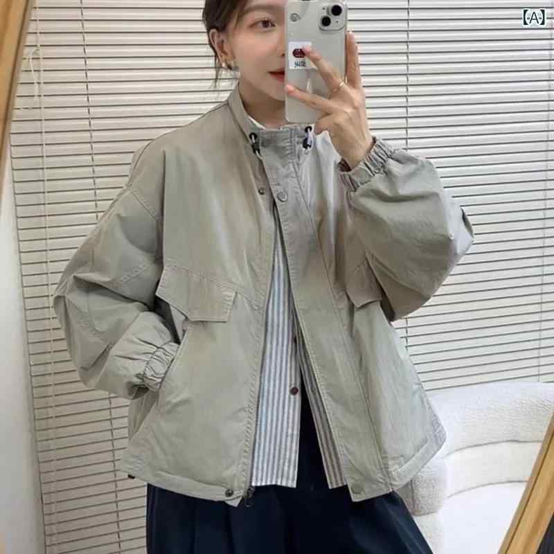秋 韓 系 立 襟の ゆったりと した レ トロな ひな型 感が あります。