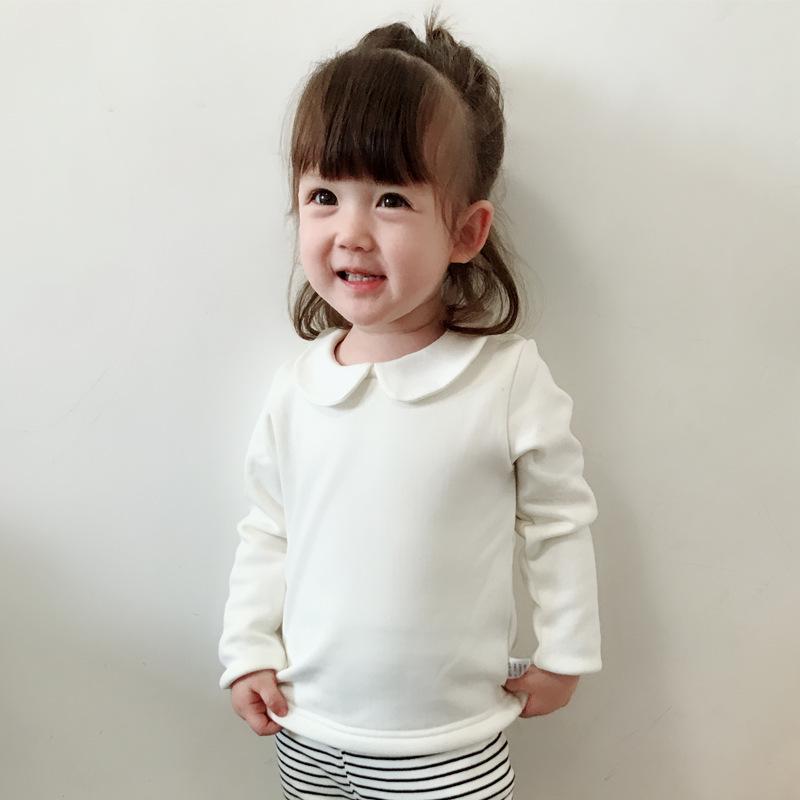 ベビー トップス 男女兼用 長袖 綿 ドルマンスリーブ Tシャツ かわいい 親子コーデ 抗静電 機能 春夏 秋冬 通年 柔らかい 肌触り 伸縮性 日常使い 室内着 外出着 シンプル デザイン フリル 縁取り 丸首 変形 袖 ベーシック カラー ホワイト