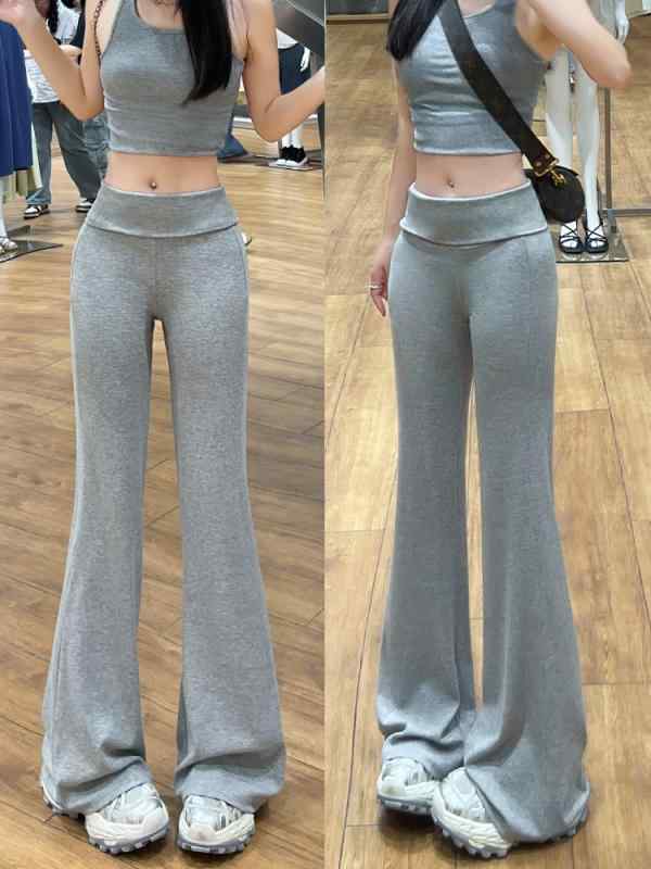 {"result": "レディース ワイドパンツ マイクロフレア クロップド ロング ハーフ ロング コットン 混紡 綿 再生繊維 薄手 伸縮性 軽量 ゆったり 松腰 ゴムウエスト 切り替え フレア シルエット スリムフィット スリム ラグジュアリー ラ