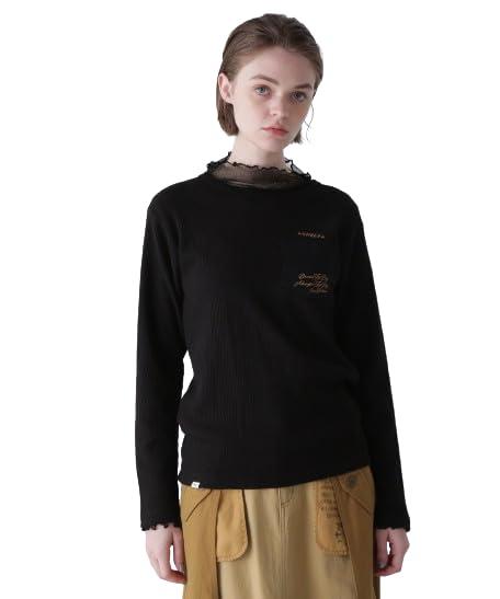 [Avirex] [アヴィレックス] LS COLOR STITCH EMB WAFFLE T-SHIRT カラーステッチ 刺繍 ワッフル Tシャツ レディース 783-4230604 5,029円