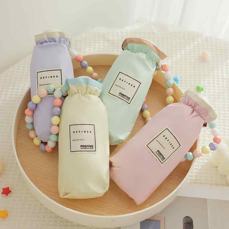 女性用 折りたたみ 傘 かわいい ピンク ミントグリーン ラベンダー アイボリー 遮陽 太陽 UVカット UPF50+ 軽量 コンパクト 防風 防水 ポータブル キャップ型 トレンド アクセサリー 折り畳み 雨風対応 夏用 春夏 アウトドア 普段使い 通