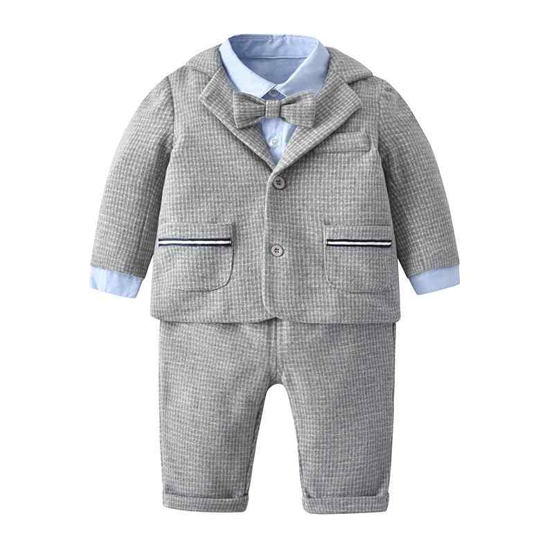 御坊っちゃん もの言う花 秋冬 長袖 綿 原材料 平服風 仕掛ける 背広 背?? フォーマル 長ズボン 単排名取り草 薄墨色 73-110糎 相応う 普通厚 安全性のある A 社会階級 出どころ もの柔らか 伸縮性 日常 人並み外れた でき事 役立つこと
