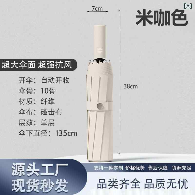 折りたたみ傘 三折 メンズ レディース 10本骨 超大型 半自動開閉 抗風 耐久性 撥水加工 210T 軽量 アルミ中棒 プラスチックハンドル フィバー骨 ユニセックス 大きめサイズ 男女兼用 シンプルデザイン 遮陽 雨の日 外出用 通勤 普段使い 米・稀