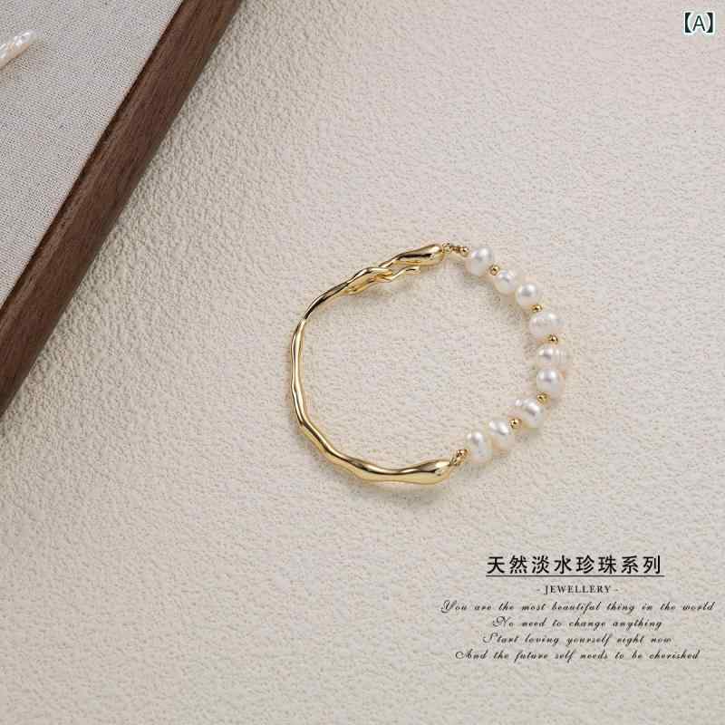 手? 女性用 淡水パール ネックレス ブレスレット アクセサリー 天然素材 近?形 直径6mm 白色 銅製 軽量 シンプル 日常使い ギフト 夏向け 欧米風 かわいい ジュエリー アクセ ファッション 人気デザイン プレゼント 女性向け アクセサリーセッ