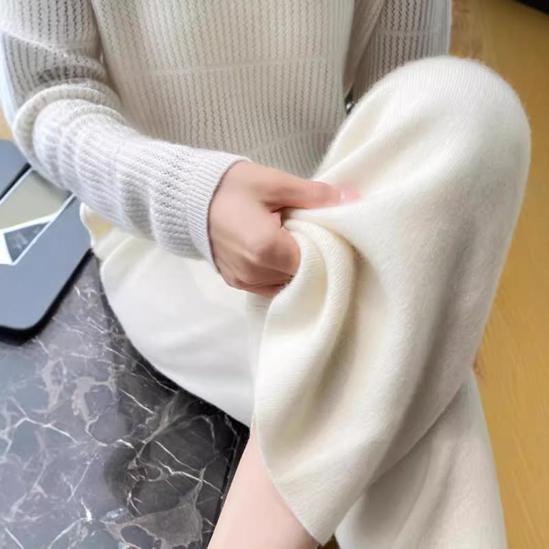 秋冬 レディース 羊毛 ニットパンツ ハイウエスト ワイドレッグパンツ 厚手 ゆったり ストレートパンツ 長ズボン ウール セーター素材 クリームホワイト ベージュ キャメル カジュアルスタイル 日韓風 ゆったりシルエット 暖か 防寒 通勤 普段使い 部 9,185円