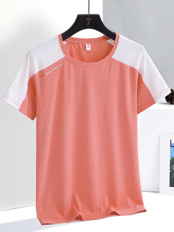 Tシャツ メンズ レディース 短袖 速乾 透気 伸縮 ニット 運動 フィットネス ランニング 登山 野営 サイクリング ピンク ホワイト ブラック 夏
