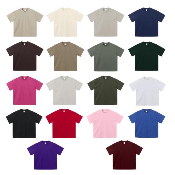 Tシャツ メンズ 短袖 綿 素材 丸首 ゆったり デザイン 美式 レトロ 風 無地 透気性 吸湿 排汗 色牢度 高い 日常 使い 黒 赤 白 夏 春夏