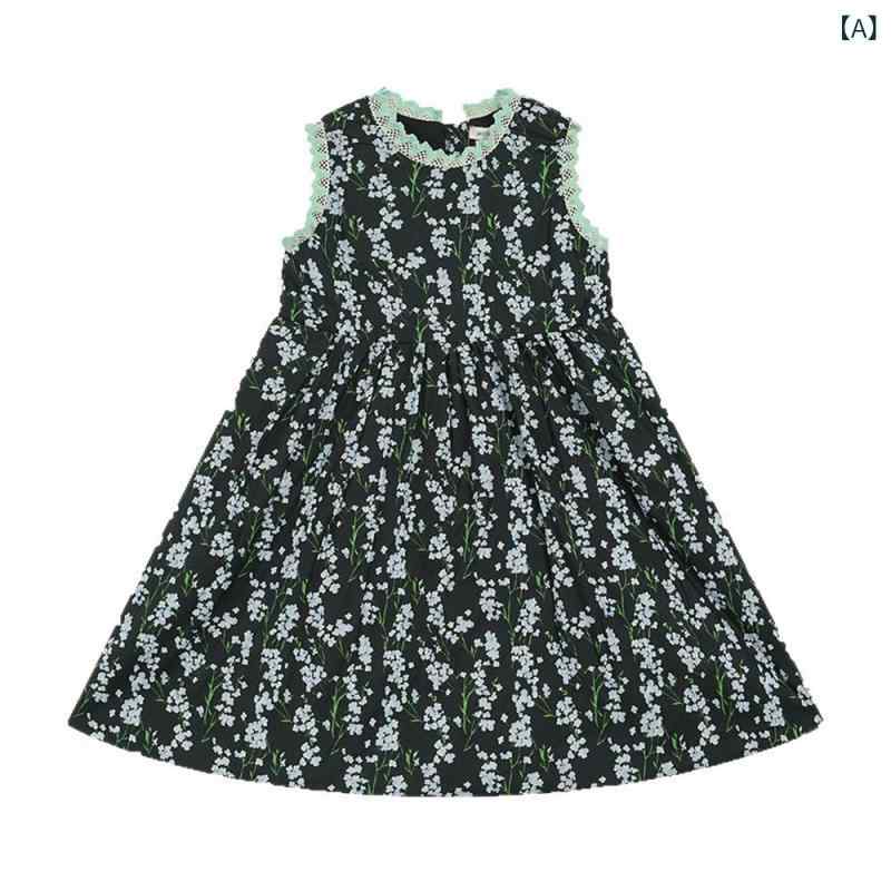 韓国の 爆発 的な 女の子の 花の 馬の スカートの 秋冬の 洋風の ワンピースの 上着の 赤ちゃんの 花の ベストの スカートは 着ます。