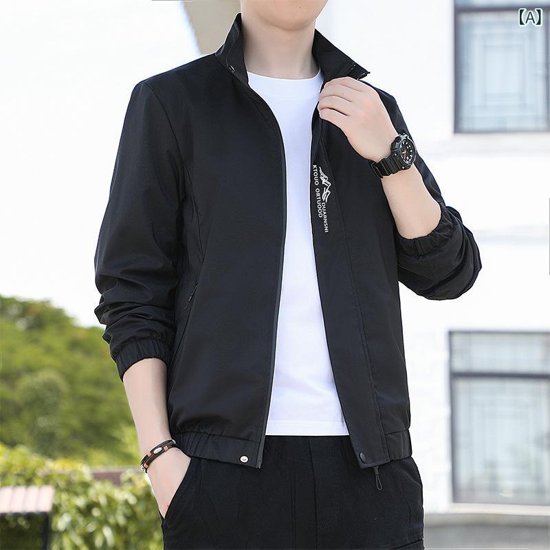 青少年 ?克 男 春 秋季 外套 男 2022新 款? 版 休 ?立 ?棒 球 服 潮流 上衣