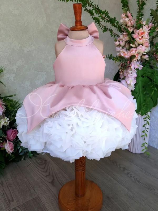 お嬢さん 衣裳 さくら色 無袖 チュール 姫御前 スコート 礼服 麻 原料品 愛くるしい 夢見鳥結 シュロの葉 欧米 表現スタイル 夏 春 秋 冬 オール時期 3-8歳 100-140珊