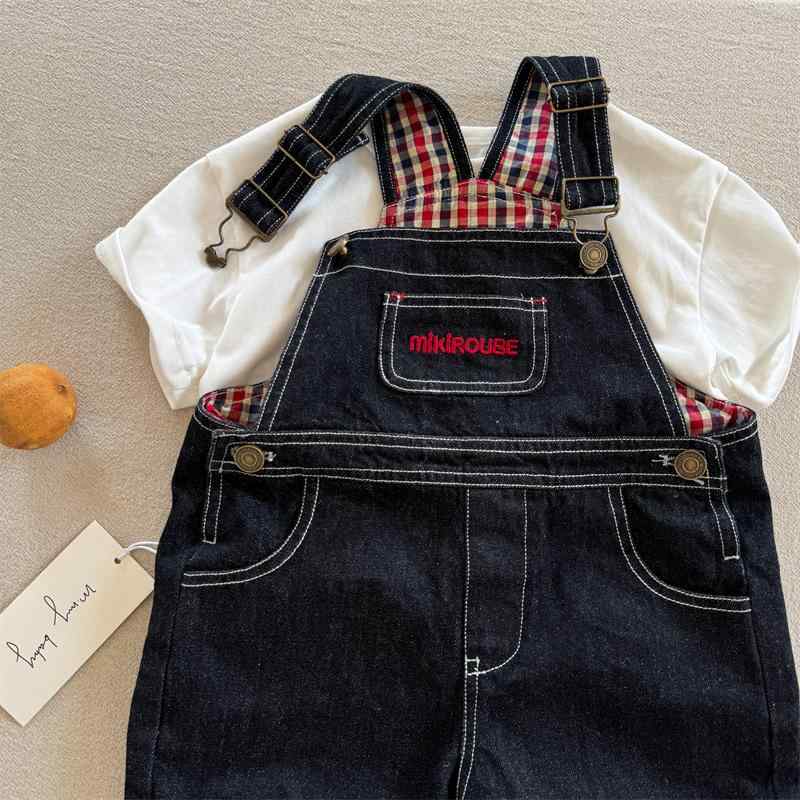 子供 短パン 男の子 女の子 綿 デニム 刺繍 背? 5分丈 夏 かわいい コットン 綿素材 柔らかい 純色 潮 韓国風 3-8歳 90-140cm 日常 遊び着 軽量 伸縮性 中腰 ゴムウエスト ユニセックス ベビー ジュニア カジュアル ボーイ ガー