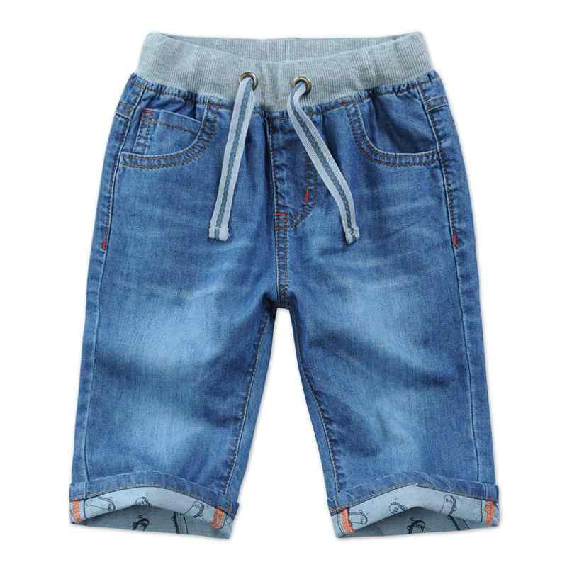 男の子 短パン 牛仔 5分丈 中腰 コットン 100% 柔軟 酵素洗い 夏服 純色 潮風 欧米風 子供用 普段使い 軽量 伸縮性 防紫外線 3-8歳 90-140cm