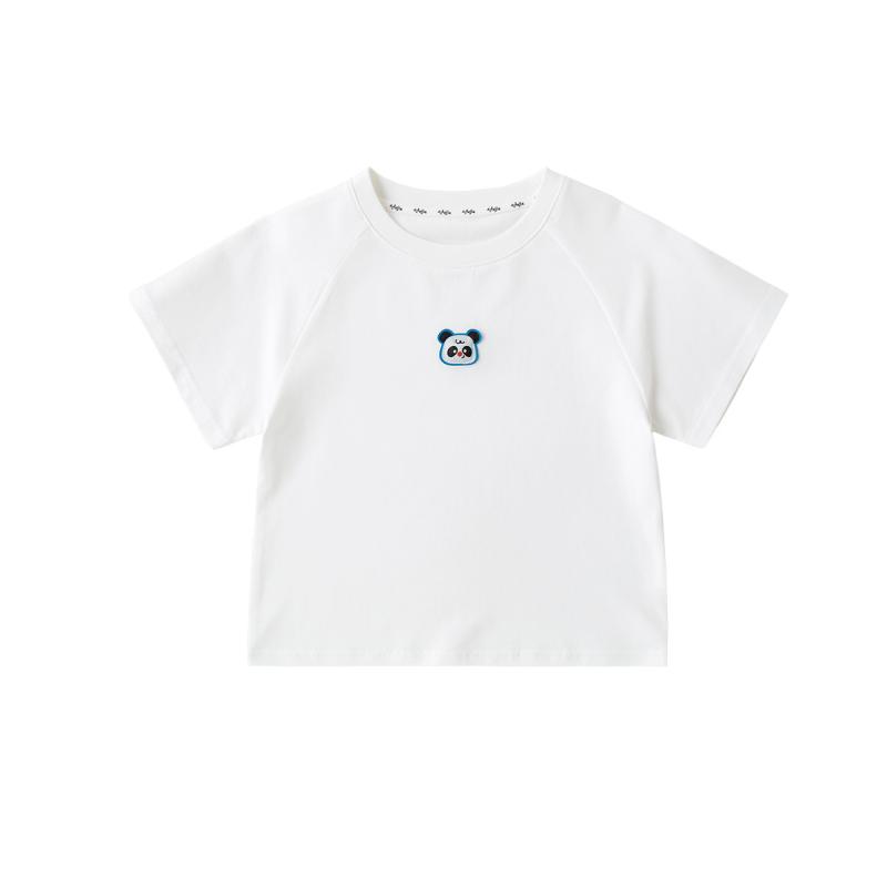キッズ Tシャツ 男の子 女の子 短袖 半袖 トップス 夏 春夏 綿混紡 コットン 94% 丸首 無帽 黒白条紋 黄色 米白 粉 緑 カラフル ストライプ 無地 かわいい カートゥーン 柄 1-3歳 80-130cm ベビー 幼児 日常 遊び着 柔らか