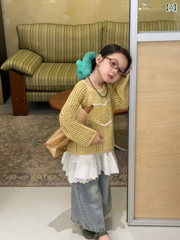 女の子 トップス 長袖 綿 柔らかい 薄手 純色 セット トップス 吊り帯 ワンピース 花柄 レース 春夏 女の子 トップス 長袖 綿 柔らかい 薄手 純色 セット トップス 吊り帯 ワンピース 花柄 レース 春夏 スプレー白 デニム 9分丈パンツ 女の