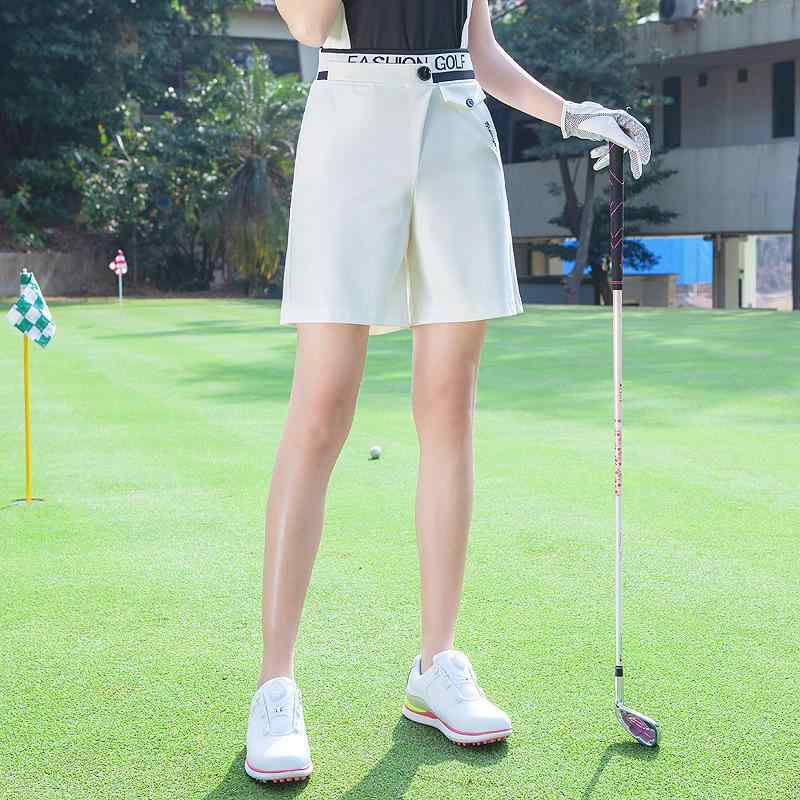 レディース 高爾夫 ショートパンツ 伸縮性 竹繊維 スポーツ ブラック 白|LiLishop6
