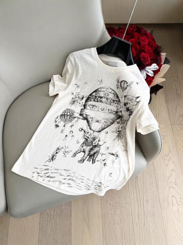 レディース Tシャツ 短袖 丸首 コットン プリント 春夏 気質 通勤風 カジュアル 日常使い トップス 綿素材 気軽 フェミニン ソフト インナー｜LiLishop6
