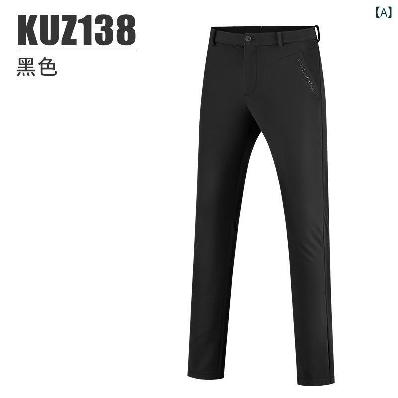 メンズ パンツ 長ズボン 秋冬 保暖 加厚 光発熱 直筒 ミドルウエスト ルーズフィット ナイロン混紡 ポリエステル裏地 ブラック ホワイト ネイビー グレー コットン混紡素材 暖か機能 スポーツ トレンド 日常使い|LiLishop6