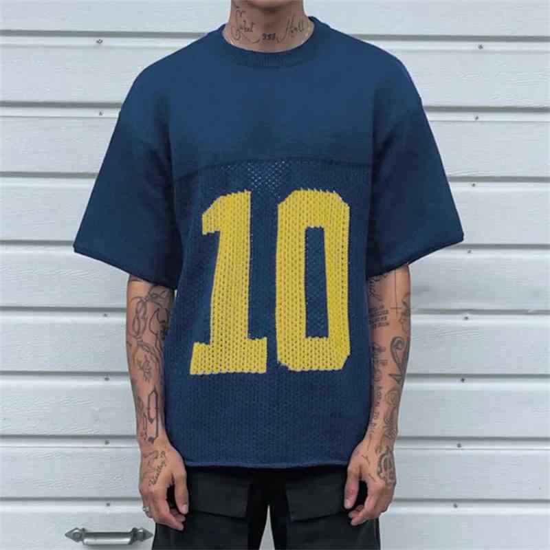プルオーバー メンズ レディース 短袖 綿原料品 精梳棉 透人となり 耐摩耗 色牢度高 ゆったり影ぼうし 丸首 セットインスリーブ 刷り上げる 文字柄 創造的 気違い 無帽 普通厚 深藍 黒 夏向け 青少年 公休日着 用
