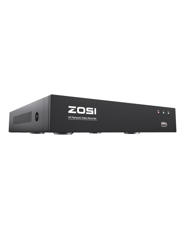 ZOSI 800万画素 poe防犯レコーダー 8ch hdd 防犯レコーダー NVR ネットワークビデオレコーダー H.265+ zosi防犯カメラpoe専用レコーダー ai人体/車両/顔検知 音声・光アラーム 動体検知 遠隔操作 スマ｜LiLishop6