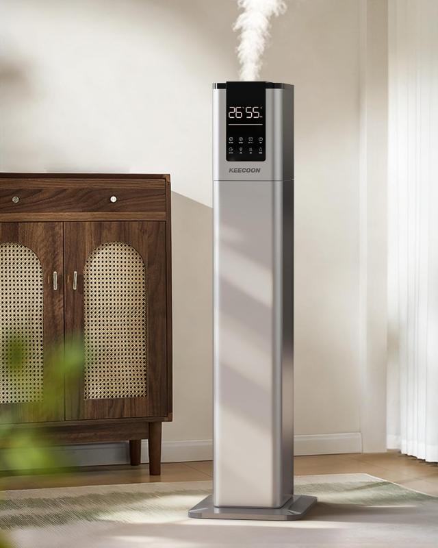 KEECOON 加湿器 大容量 13L スチーム式 加熱式 ハイブリッド式|LiLishop6