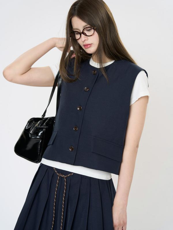 春夏新作 レトロ風 デザインベスト レディース|LiLishop6