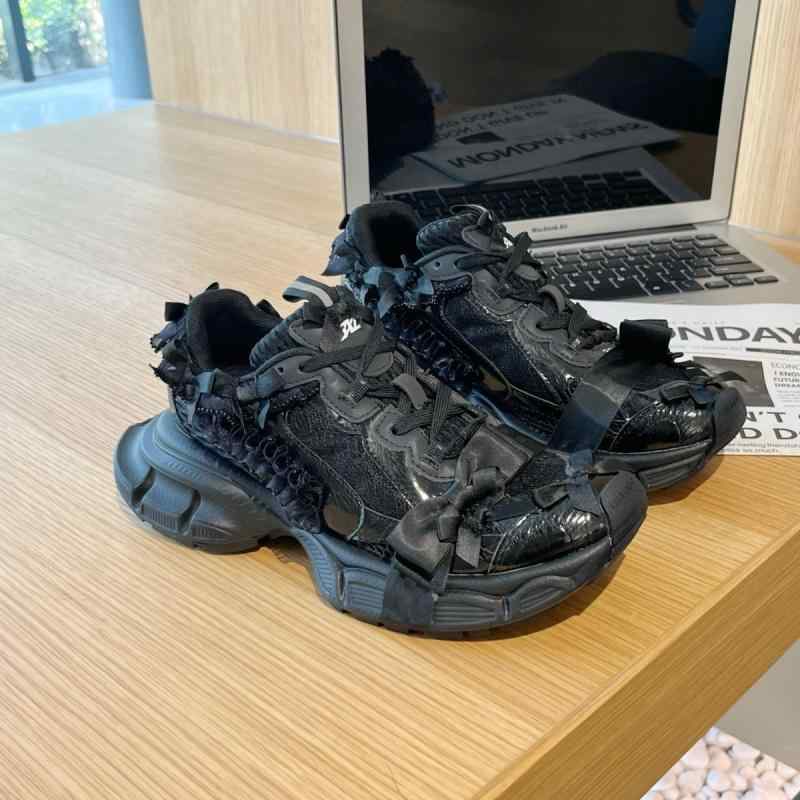 チャンキーヒール レースアップスニーカー レディース 厚底スニーカー カジュアルシューズ 運動靴 通気性 軽量 ピンク系 グレー系 ブラック系|LiLishop6