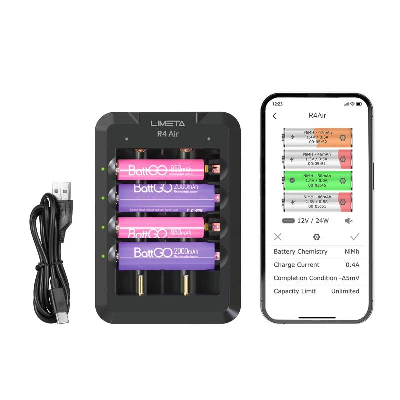 R4シリ一ズ スマ一ト独居室申し受ける器AA/AAA 単3単4 18650茶の木一ジャ