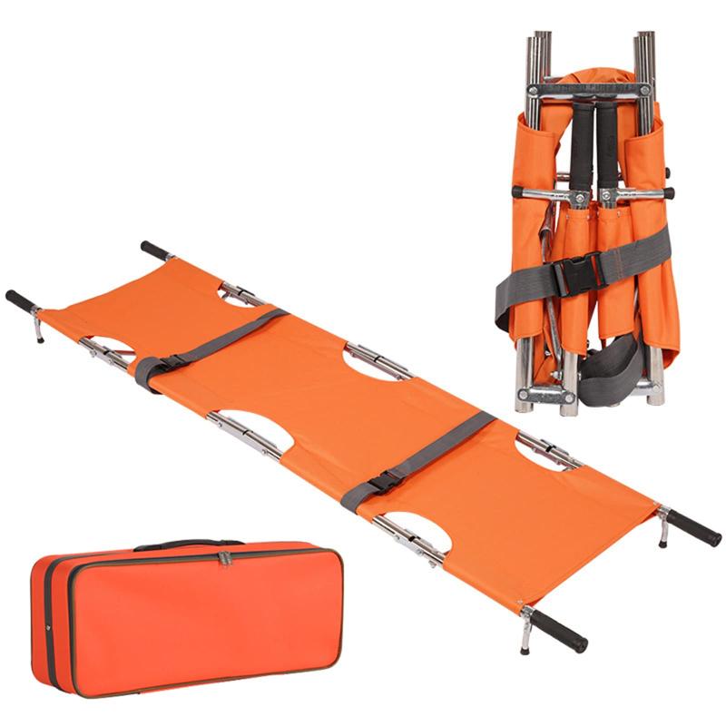 担架 ストレッチャー ステンレス鋼/軽銀アロイ 四つ折り 軽さ まとめ買い承り