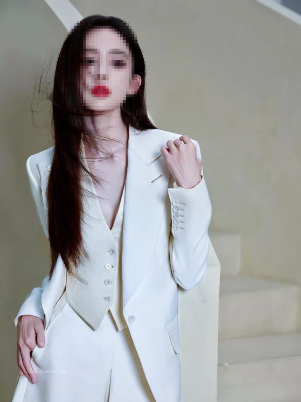 小西装 お嬢さん母套装 女士 通い風 西装? 修身型 ?? ?色 白いこと 2024年秋期