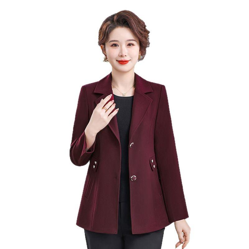 小个子 中老年 ?? 女士 西装外套 春秋 短款 喜婆婆 婚宴 ?色 ?? 通勤｜LiLishop6
