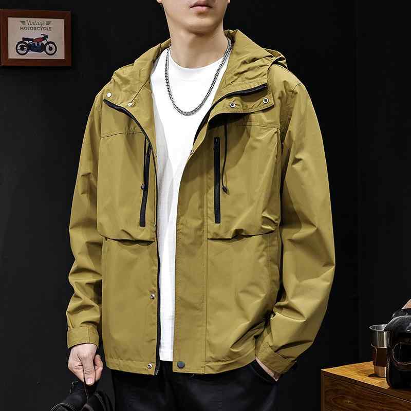 \u0026quot;秋期 成人男性用 上衣 心地よい 流行り物 成人男性服 アウター 2024年 秋服 メンズ アウター 前掛け 上衣 撥水工業 耐磨耗性 防風 通気性 軽さ 普段使い走り アウトドア 休? 成人男性用 聚?衣料繊維 100% 成人男性用 兄ちゃん服 成人男性用 成人男性