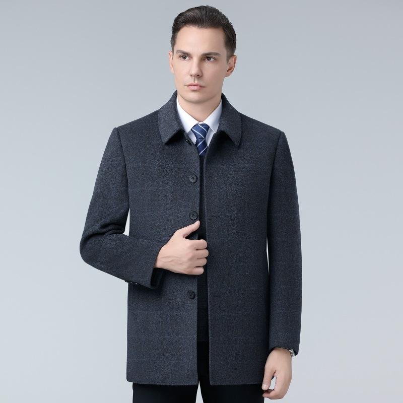 コート メンズ 男性用 中綿入り 冬服 羊毛 ウール ブランド おしゃれ かっこいい ビジネス カジュアル 紳士服 40代 50代 60代 暖かい 防寒 紳士用 紳士 ビジネスコート|LiLishop6