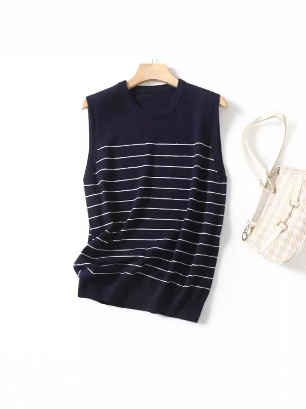 トップス レディース ニット ノースリーブ 羊毛 春夏 ベーシック カジュアル シンプル おしゃれ かわいい｜LiLishop6