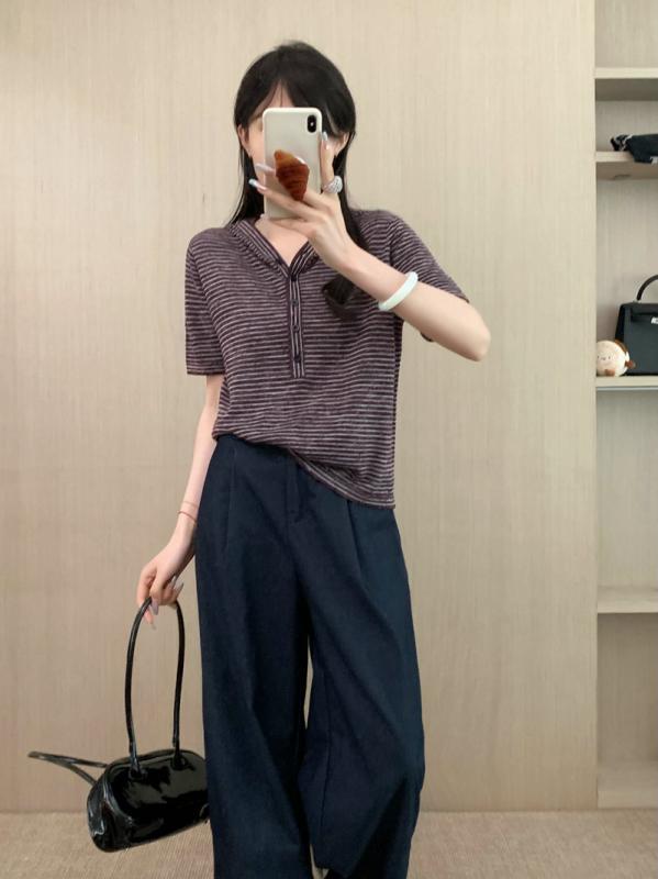 編み物 ティーシャツ レディース 春夏 心地よい 分かりやすい 長袖 トップス 今めかしい 愛くるしい