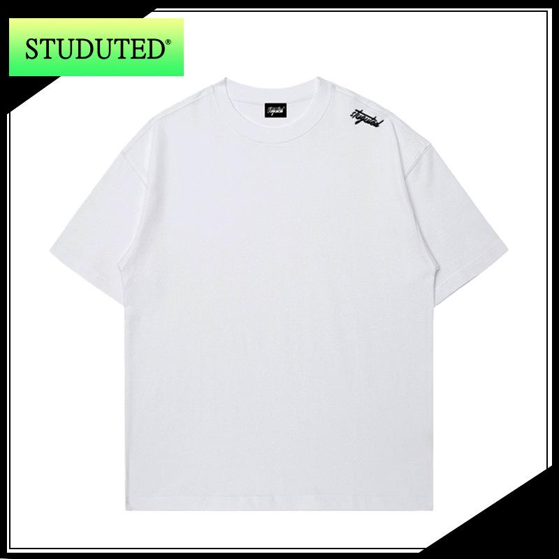 Tシャツ メンズ 男性用 半袖 丸首 綿100% プリント アルファベット 白 黒 春夏 カジュアル 普段使い 2025年新作｜LiLishop6