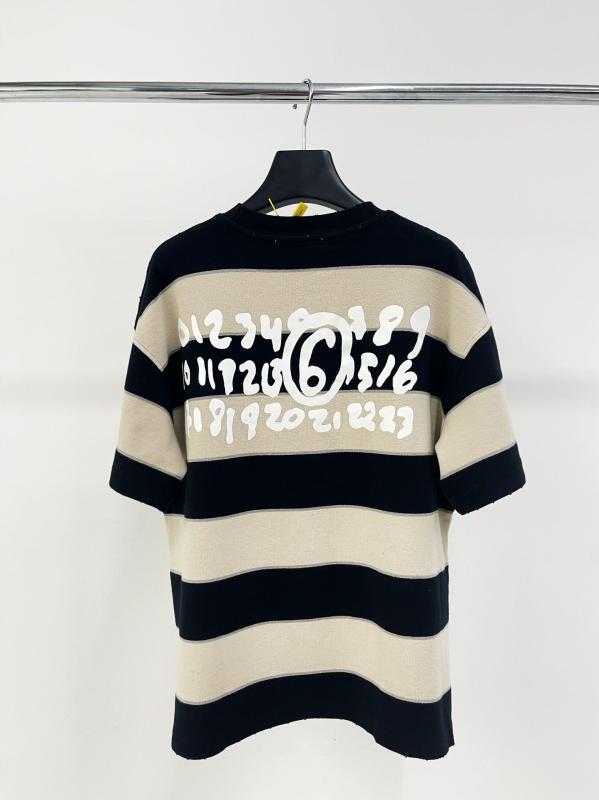 プルオーバー メンズ レディース 半袖 綿 ロゴタイプ刷り上げる 縞模様柄 レトロ風 M L XL