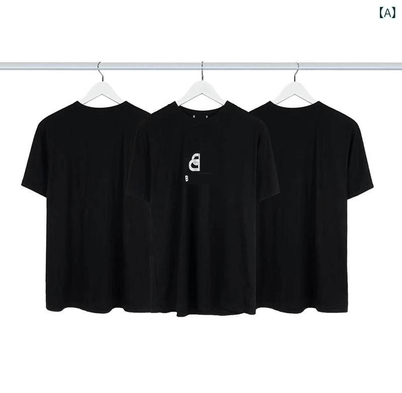 ティーシャツ メンズ 半袖 TEE 心地よい ロゴタイプ刷り上げる 綿100% 夏服
