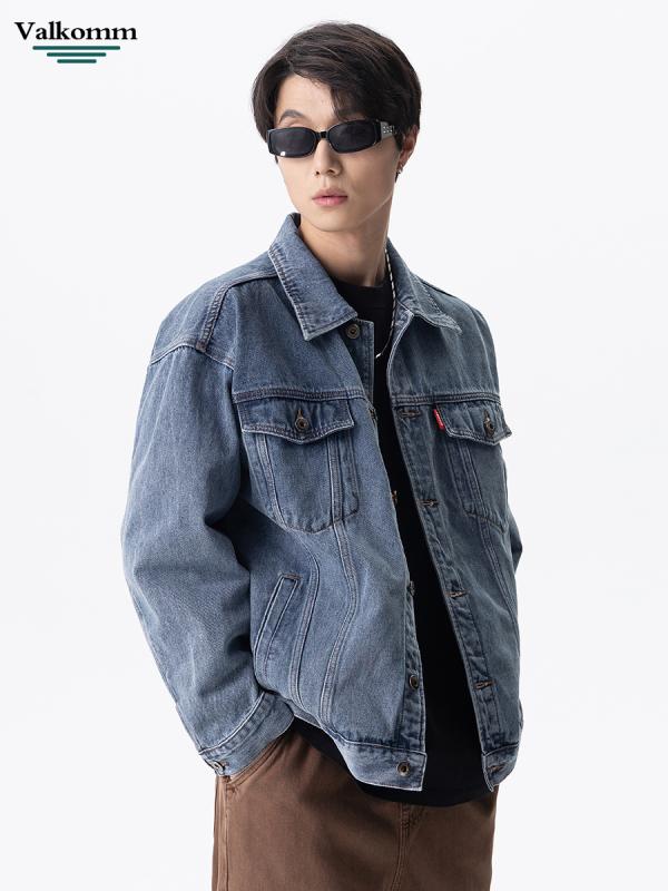 メンズ デニムジャケット 春物 カジュアル 高級感 アウター|LiLishop6