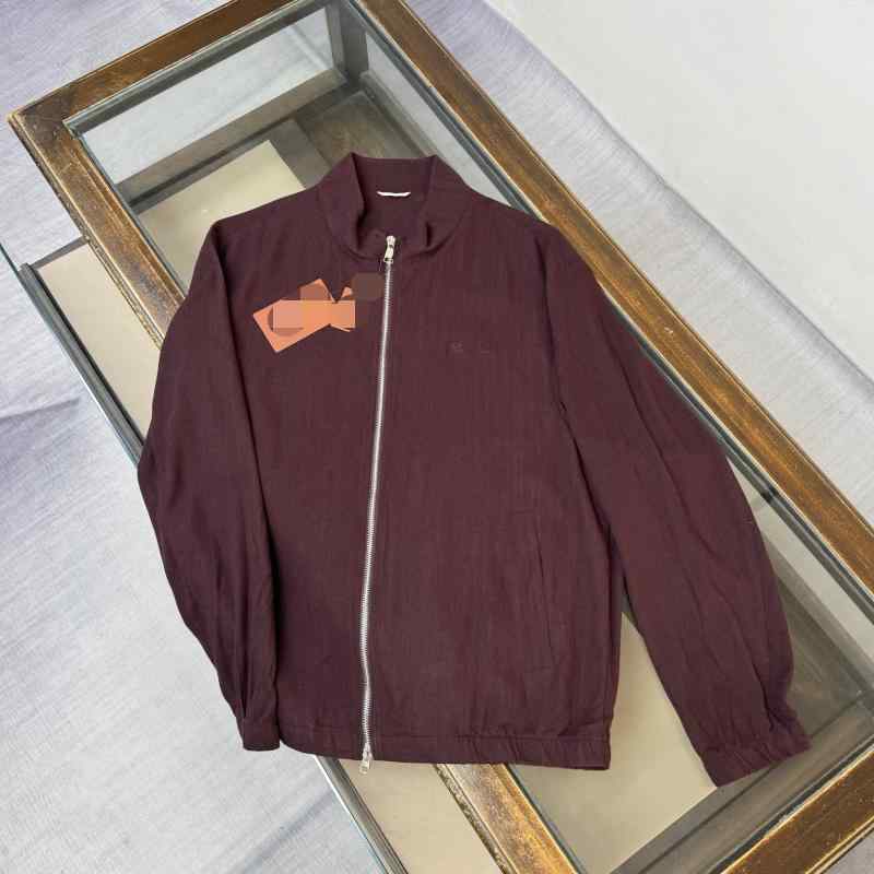 メンズ 心地好い上衣 立領 雨合羽 耐磨 防風 薄っぺら 長袖 ファスナーかざり付ける 純色 秋用 普段使い走り アウトドア 黒 赤 L XL XXXXL