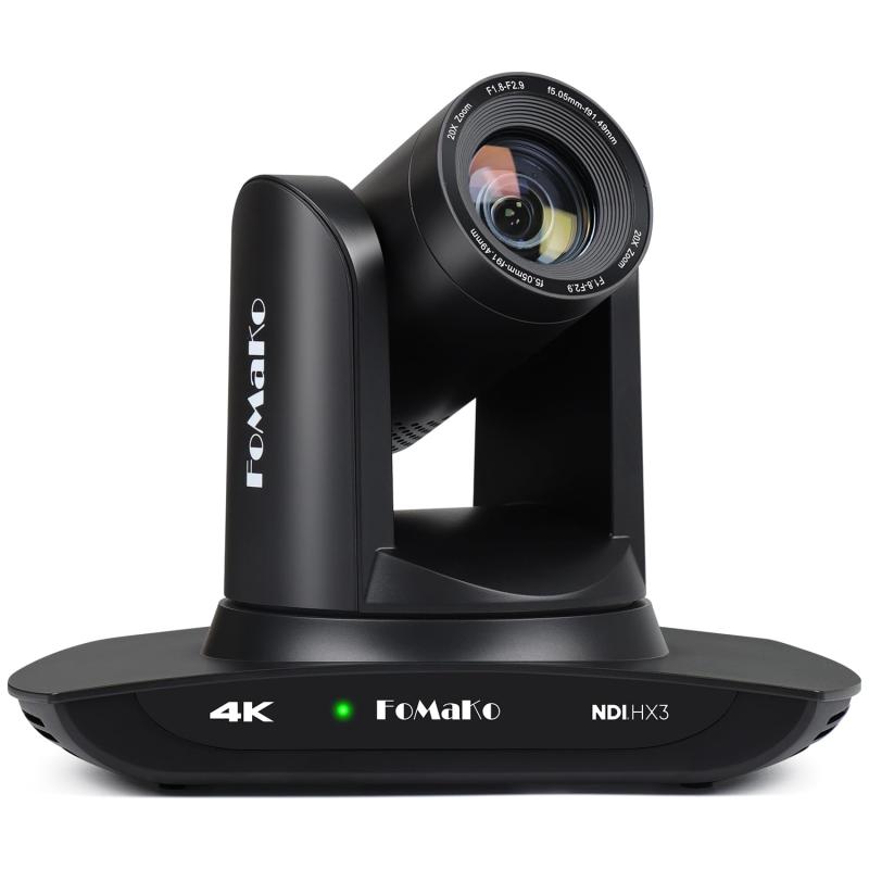 FoMaKo PTZ カメラ AI自動追跡 IP NDI USB3.0 HDMI PTZカメ HD1080P60 PoE機能 広角 リモコン操作 大人数の会議 ライブ配信 講義室 病院 教会に対応|LiLishop6