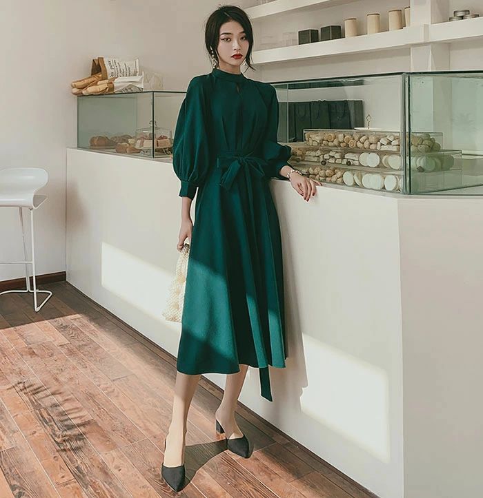 結婚式 カクテルドレス XXL 大きいサイズ 袖あり L S 演奏会用ドレス フォーマルドレス エンパイア コンサート 花嫁 ロングドレ