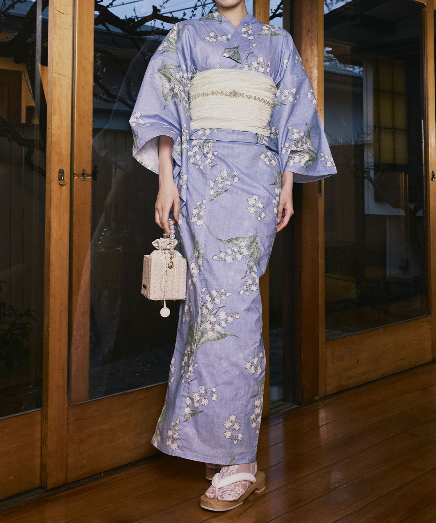 楽天市場】【 簡単着付け 下駄付き 5点セット 】 CELEN 浴衣 高